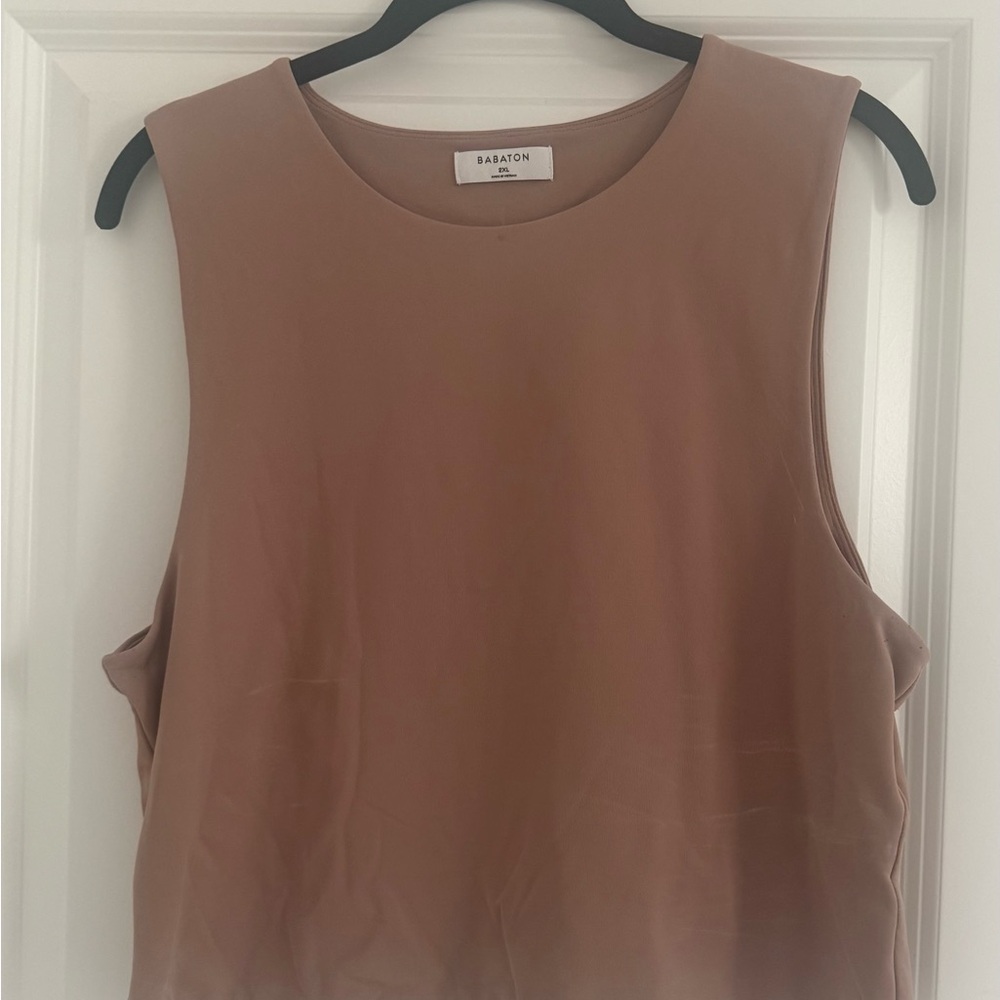 Babaton Brown Contour Muscle Tank